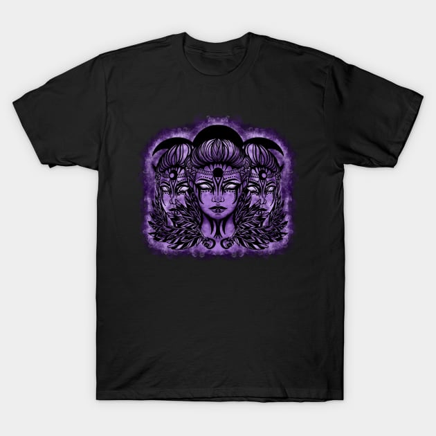 Maiden, Mother, Crone T-Shirt by Tori Jo